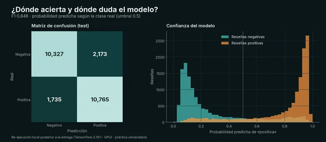 Análisis de sentimientos IMDb con LSTM — 2